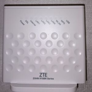 ZTE ZXHN H108N ADSL2+ Ασύρματο Modem Router Wi‑Fi 4 με 4 Θύρες Ethernet