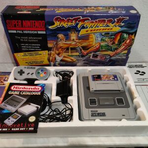 Nintendo Super NES Street Fighter II Special edition ΣΤΟ ΚΟΥΤΙ ΤΟΥ, κομπλε, αριστη κατασταση, για συλλεκτη