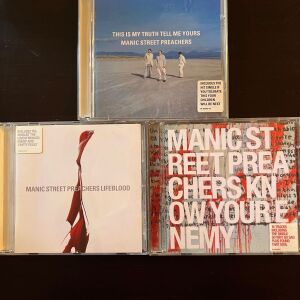 CDs Coldplay, Eric Clapton, Divine Comedy, Manic Street Preachers.