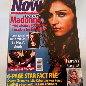 Περιοδικό Now με τη Madonna στο εξώφυλλο