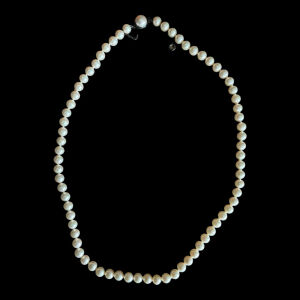 Majorica white pearls κολιέ