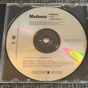 Madonna, Justin Timberlake - 4 minutes made in USA 2-trk promo cd single