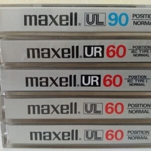 Maxell 1982-1986 ( 5 κασέτες σπάνιες ) NORMAL ( Type I )