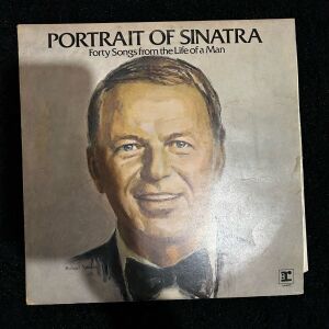 Βινύλια portrait of Sinatra