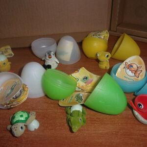ANIMAL BABIES AND EGGS ΑΥΓΑ TOYS FIGURES RARE !!