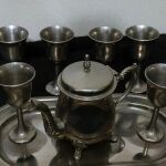 Ασημενιο Vintage 1900s Σετ Τσαγιου FB Rogers Silver Company Tea Set