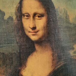 Joconda Mona Lisa by Da Vinci. Διακοσμητικός πίνακας με έργο του Ντα Βίντσι.