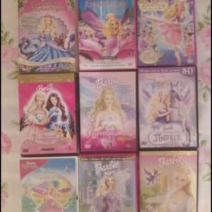 9 dvd Barbie