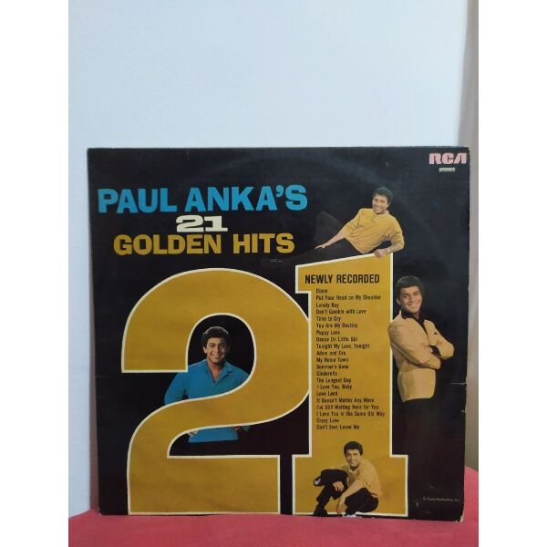 Paul Anka's 21 golden hits LP (diskos viniliou)