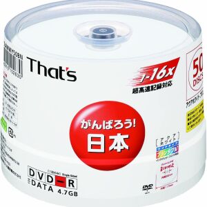 THATS TAIYO YUDEN DVD-R 4,7GB 16X CERAMIC CAKEBOX