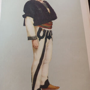 αντρική παραδοσιακή φορεσιά χρωμολιθογραφια