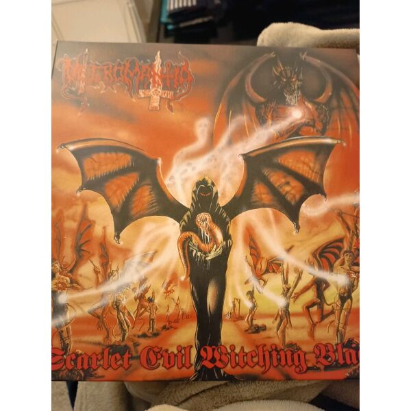 diskos viniliou Necromantia Scarlet evil Witching black specila red  vinyl edition