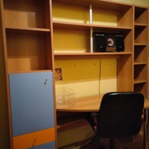 Γραφείο - βιβλιοθήκη NEOSET & καρέκλα γραφείου