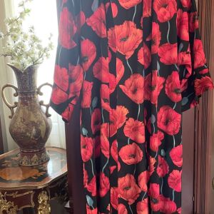 H&M floral σέτ κιμονό + wrap φούστα,μέγεθος M/L .Πωλούνται μαζί !!!