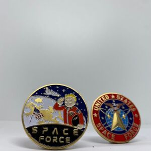 Space force fallout αναμνηστικό νόμισμα