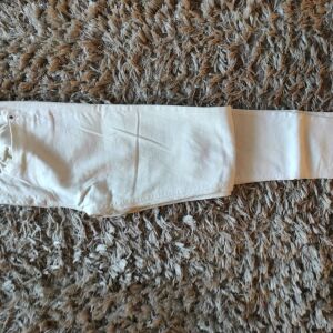 Zara λευκό εκρού παντελόνι Νο 38-40