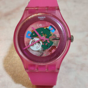 Swatch "pink lacquered" 41mm