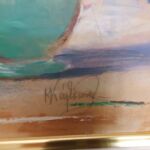 "ΚΥΚΛΑΜΙΝΑ" αυθεντικός πίνακας λάδι σε καμβά