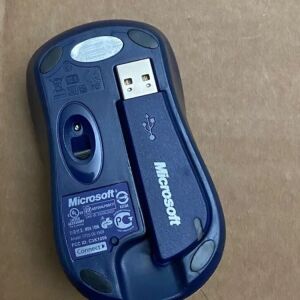 Genuine Microsoft Wireless Notebook Optical Mouse 3000 MSK-1056 USB Receiver
