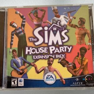 The Sims house party expansion pack Mac cd-rom game