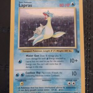 Συλλεκτική κάρτα χρυσή Pokémon , σπάνια από την πρώτη συλλογή,Lapras