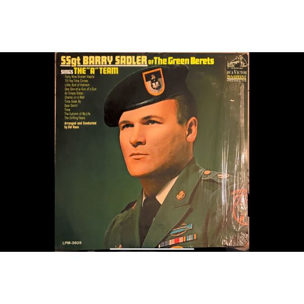 Barry Sadler - Sings the A team (LP). 1966. G / VG+