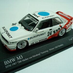 BMW M3 E30 DTM 1987 RACE CAR 1/43 ΣΠΑΝΙΑ ΣΥΛΛΕΚΤΙΚΗ ΜΙΝΙΑΤΟΥΡΑ MINICHAMPS
