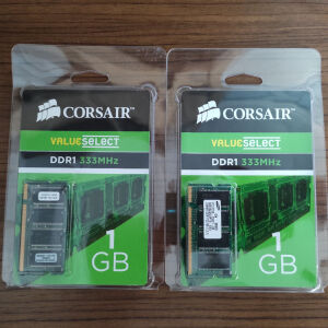 CORSAIR Value Select 1GB RAM DDR 333MHz X2