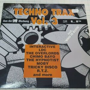 Various – Techno Trax Vol. 3   2XLP Germany 1991'