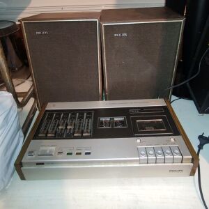 Phillips N2407 Stereo-Cassetten-Recorder