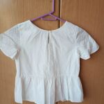 Καλοκαιρινή μπλούζα για κορίτσι 9-11 ετών σε χρώμα άσπρο ολοκαίνουργια χωρίς ταμπελάκι.