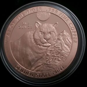 YEAR OF THE TIGER 1oz COPPER