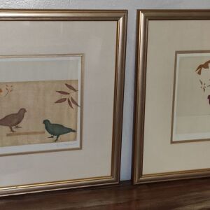 Πίνακας Έργο Τέχνης - Ξύλα-Ξανάλατου - Πουλιά 0,20x0,18 - 800€ και για τους δυο πινακες