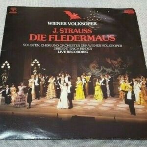 J. Strauss - Solisten, Chor Und Orchester – Die Fledermaus LP Austria 1984'