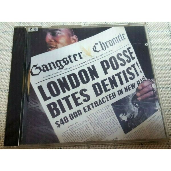 London Posse – Gangster Chronicle CD UK 1990' (Yellow)