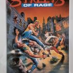 Streets Of Rage 1 Poster with White Frame
