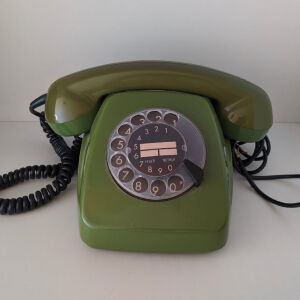Vintage Siemens τηλέφωνο POST FeTAp 611-2a πράσινο