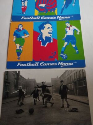 Football Comes Home Euro 1996 3 κάρτες μεταχειρισμένες