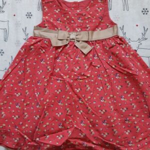 Mothercare - Βρεφικό ροζ φόρεμα με φουρό