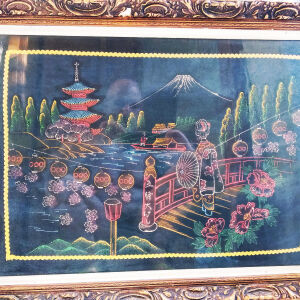 Πίνακας 53χ70 Φούτζι Γιάμα Ιαπωνικό τοπίο