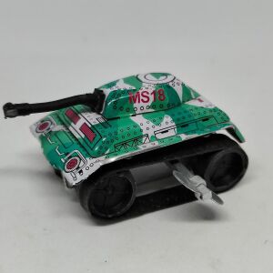 Τσιγκινο Vintage Tank Παιχνιδι με Κουρδιστηρι και Μηχανισμο