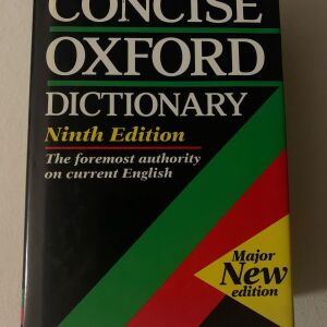 The concise Oxford dictionary 1995