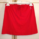 Παιδική μπλούζα στράπλες κόκκινη με φιογκάκι και στρας, Νο 16