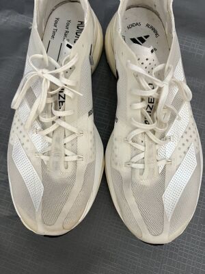 Adidas Adizero Pro 3 running shoes size 44.5, white