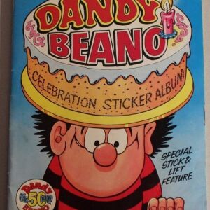 Panini 1988 Dandy Beano Συμπληρωμένο όλο 238 αυτοκόλλητα μέσα κολλημένα. Υπάρχουν όλες οι σελίδες σε φωτογραφία. Σε άψογη κατάσταση όλο το αλμπουμ. Τιμή 50 ευρώ