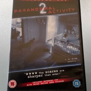 Paranormal activity 2 dvd