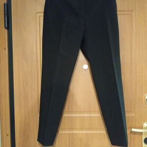 Υφασμάτινο μαύρο παντελόνι H&M (36)