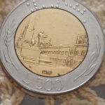 κέρμα 500 λίρες Ιταλίας 1987
