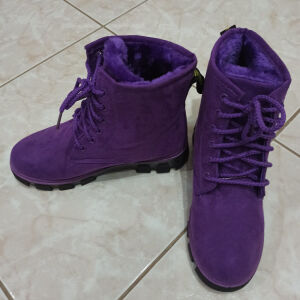 Purple boots women number 39