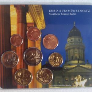 Germany State Mint Berlin BRD KMS 2002 Euro set